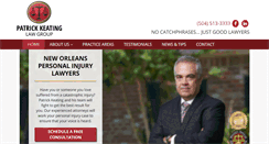 Desktop Screenshot of keatinglawgroup.com