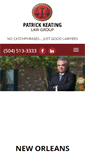 Mobile Screenshot of keatinglawgroup.com